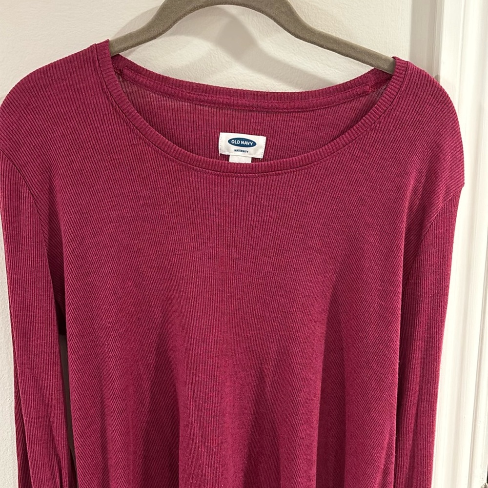 Old Navy maternity ribbed tunic